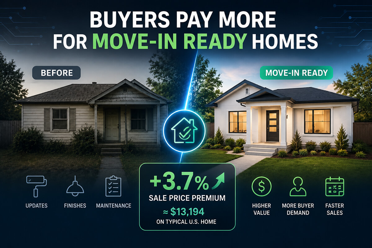 Move-in ready home comparison graphic